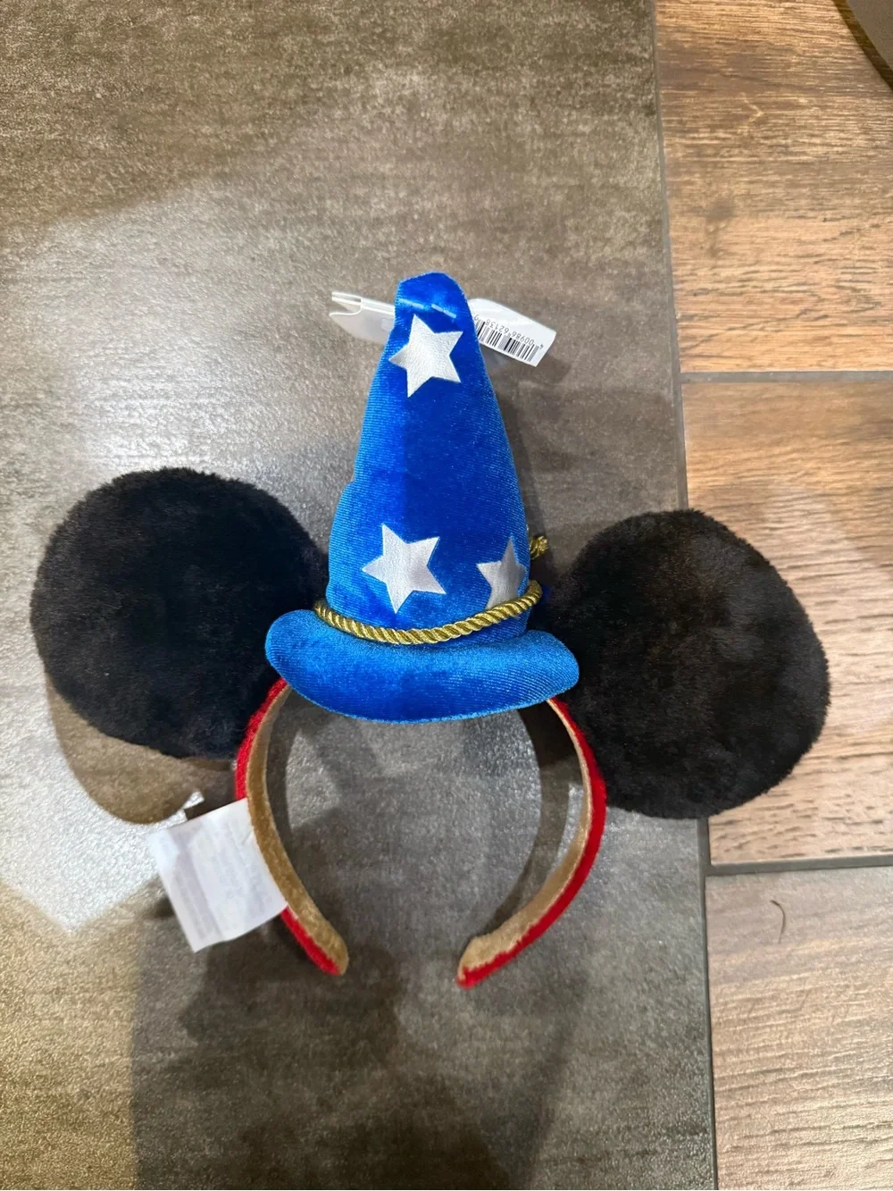 Disney Sorcerer Hat Mickey Ear Headband - Blue, Black, Red, Gold